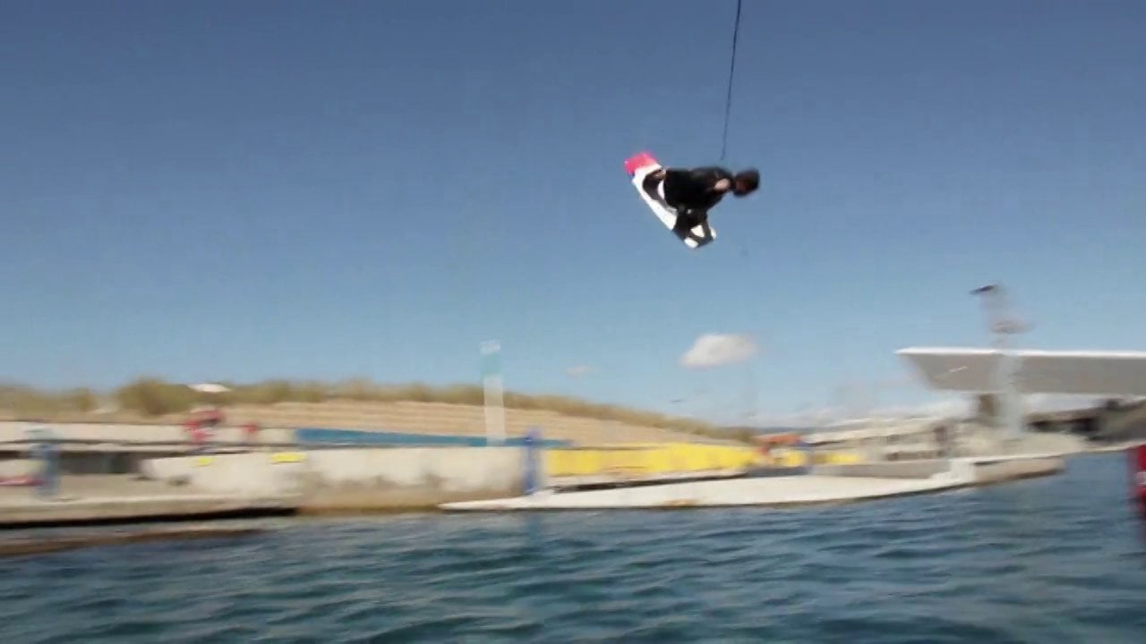 Martim Freire wakeboard en la península Mayo 2013